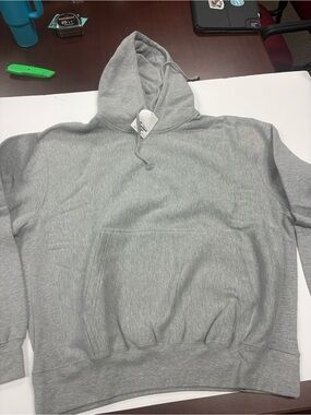 Weatherproof Gray Pullover Hoodie Sweatshirt